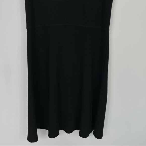 Theory Prosecco Maysen Knit Sleeveless Cutout Back Dress Black Retail $345 L - Picture 11 of 14